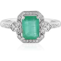 Brasilianischer Smaragd-Goldring (AMAYANI) Brasilianischer Smaragd-Goldring (AMAYANI)