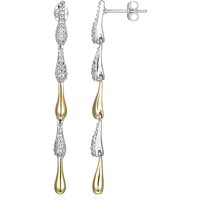 Weißer Topas-Silberohrringe (Adela Silber) Weißer Topas-Silberohrringe (Adela Silber)