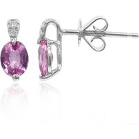 Pinkfarbener Saphir-Goldohrringe (CIRARI) Pinkfarbener Saphir-Goldohrringe (CIRARI)