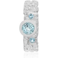 Himmelblauer Topas-Silberanhänger (MONOSONO COLLECTION) Himmelblauer Topas-Silberanhänger (MONOSONO COLLECTION)