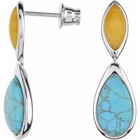 Türkis-Silberohrringe (dagen) Türkis-Silberohrringe (dagen)