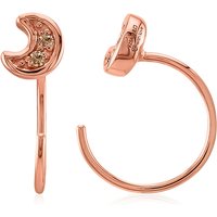 SI1 Argyle-Rose de France-Brillant-Silberohrringe (Annette) SI1 Argyle-Rose de France-Brillant-Silberohrringe (Annette)