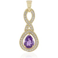 Sibirischer Amethyst-Silberanhänger Sibirischer Amethyst-Silberanhänger