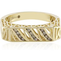 I2 Champagner-Diamant-Goldring (Ornaments by de Melo) I2 Champagner-Diamant-Goldring (Ornaments by de Melo)