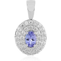 Tansanit-Silberanhänger Tansanit-Silberanhänger