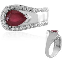 Madagaskar-Rubin-Silberring Madagaskar-Rubin-Silberring