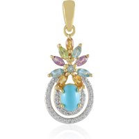 Edelstein-Silberanhänger Edelstein-Silberanhänger