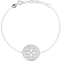 Weißer Topas-Silberarmband Weißer Topas-Silberarmband