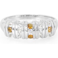 Citrin-Silberring Citrin-Silberring