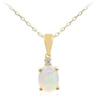 AAA-Welo-Opal-Goldhalskette AAA-Welo-Opal-Goldhalskette