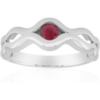 Burmesischer Rubin-Silberring (Pallanova) Burmesischer Rubin-Silberring (Pallanova)