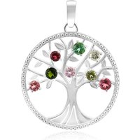 Brasilianischer Turmalin-Silberanhänger Brasilianischer Turmalin-Silberanhänger