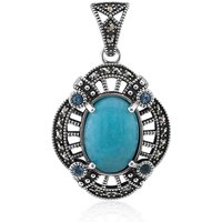 Amazonit-Silberanhänger (Annette classic) Amazonit-Silberanhänger (Annette classic)