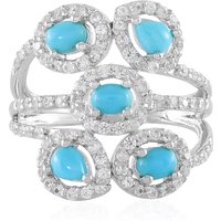 Sleeping Beauty-Türkis-Silberring (Faszination Türkis) Sleeping Beauty-Türkis-Silberring (Faszination Türkis)