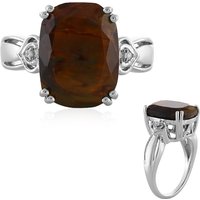 Goldener Pietersit -Silberring Goldener Pietersit -Silberring