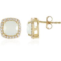 Paraiba-Opal-Silberohrringe Paraiba-Opal-Silberohrringe