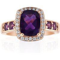 Marokkanischer Amethyst-Silberring Marokkanischer Amethyst-Silberring