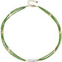 Edelstein-Silberhalskette (Riya) Edelstein-Silberhalskette (Riya)