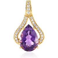 Sibirischer Amethyst-Silberanhänger Sibirischer Amethyst-Silberanhänger
