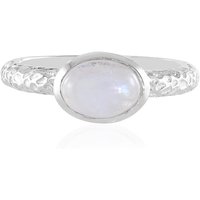 Regenbogen-Mondstein-Silberring Regenbogen-Mondstein-Silberring
