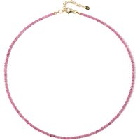Pinkfarbener Turmalin-Silberhalskette Pinkfarbener Turmalin-Silberhalskette