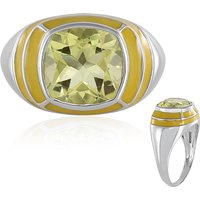 Limonen-Quarz-Silberring (MONOSONO COLLECTION) Limonen-Quarz-Silberring (MONOSONO COLLECTION)