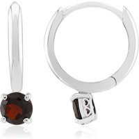 Granat-Silberohrringe Granat-Silberohrringe