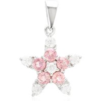 Padparadscha-Saphir-Silberanhänger Padparadscha-Saphir-Silberanhänger