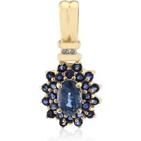 Kanchanaburi-Saphir-Goldanhänger Kanchanaburi-Saphir-Goldanhänger