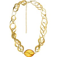 Baltischer Bernstein-Edelstahlcollier (dagen) Baltischer Bernstein-Edelstahlcollier (dagen)