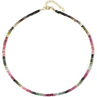 Turmalin-Silberhalskette Turmalin-Silberhalskette