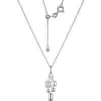 Edelstein-Silberhalskette (Adela Silber) Edelstein-Silberhalskette (Adela Silber)