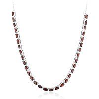 Granat-Silbercollier Granat-Silbercollier