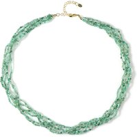 Socoto-Smaragd-Silberhalskette Socoto-Smaragd-Silberhalskette