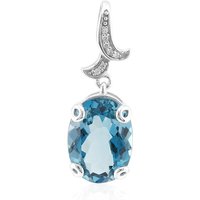 Londonblauer Topas-Silberanhänger (Pallanova) Londonblauer Topas-Silberanhänger (Pallanova)