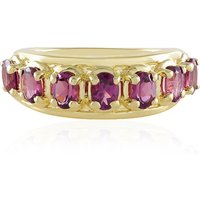 Magenta-Granat-Silberring Magenta-Granat-Silberring