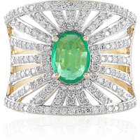 AAA-Sambia-Smaragd-Goldring (SUHANA) AAA-Sambia-Smaragd-Goldring (SUHANA)