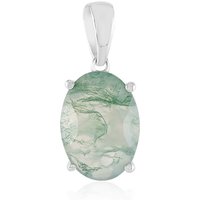 Moosachat-Silberanhänger Moosachat-Silberanhänger