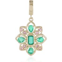 Russischer Smaragd-Goldanhänger Russischer Smaragd-Goldanhänger