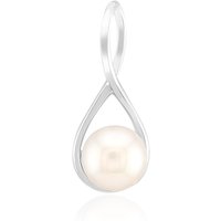 Weiße Süßwasserzuchtperlen-Silberanhänger (Michelle Albala) Weiße Süßwasserzuchtperlen-Silberanhänger (Michelle Albala)