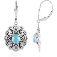 Sleeping Beauty-Türkis-Silberohrringe (Desert Chic) Sleeping Beauty-Türkis-Silberohrringe (Desert Chic)