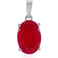 Himbeer-Chalzedon-Silberanhänger Himbeer-Chalzedon-Silberanhänger