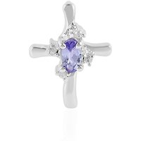 Tansanit-Silberanhänger Tansanit-Silberanhänger