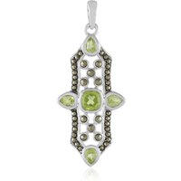 Peridot-Silberanhänger Peridot-Silberanhänger