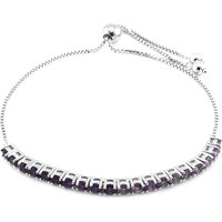 Amethyst-Silberarmband Amethyst-Silberarmband