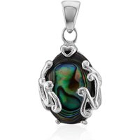 Abalone-Muschel-Silberanhänger (Art of Nature) Abalone-Muschel-Silberanhänger (Art of Nature)