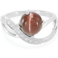 Skapolith-Katzenauge-Silberring Skapolith-Katzenauge-Silberring