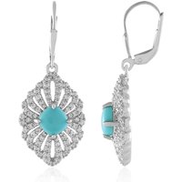 Türkis-Silberohrringe Türkis-Silberohrringe