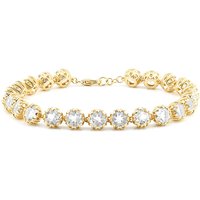 Weißer Topas-Silberarmband Weißer Topas-Silberarmband