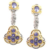 Tansanit-Silberohrringe (Gems en Vogue) Tansanit-Silberohrringe (Gems en Vogue)
